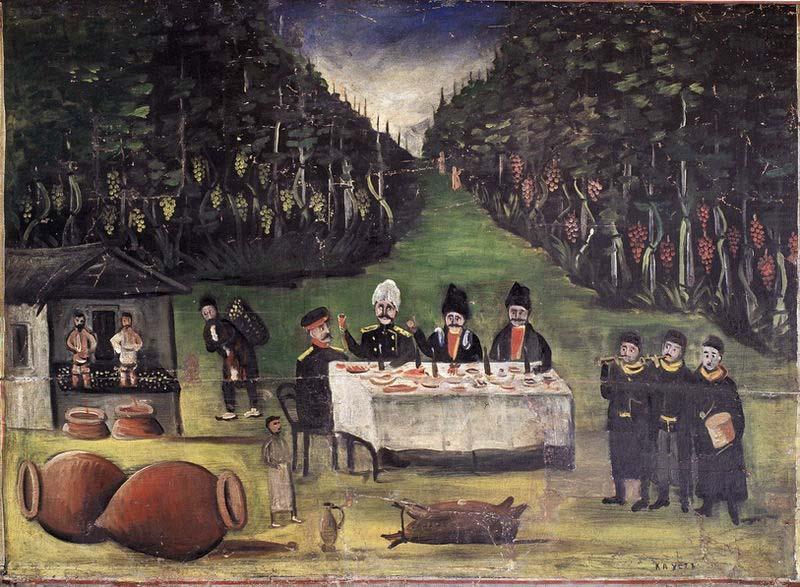 Autumn Feast, Niko Pirosmanashvili